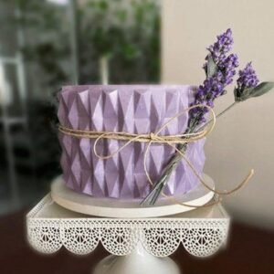 Placa para Bolo Origami