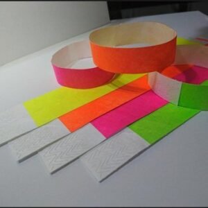Pulseiras de Identificacao 100 unid Amarelo