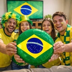 Balão Redondo Brasil 18